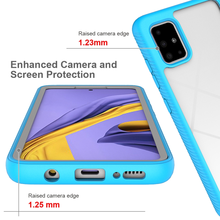 For Galaxy A31 Starry Sky Solid Color Series Shockproof PC + TPU Protective Case(Black) For Galaxy A31 Starry Sky Solid Color Series Shockproof PC + TPU Protective Case(Black)