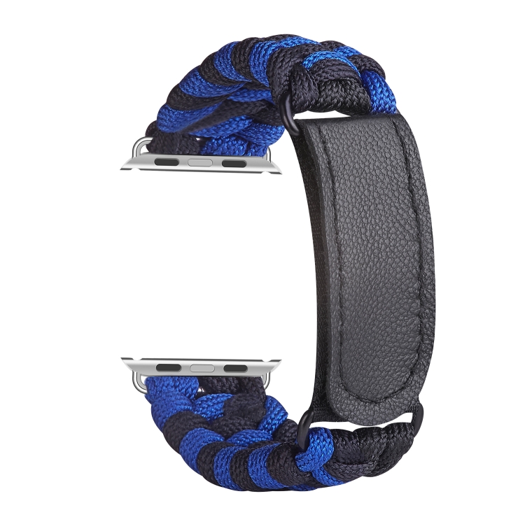 Thin blue line clearance paracord apple watch band