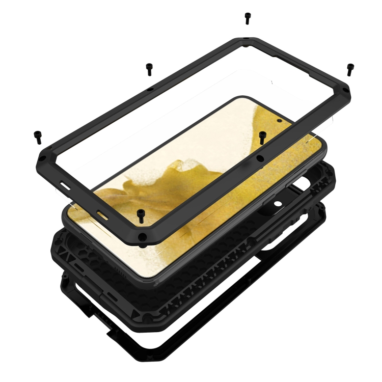 For Samsung Galaxy S23+ 5G RedPepper 360 Full Body Rugged Metal Life Waterproof Phone Case(Black) For Samsung Galaxy S23+ 5G RedPepper 360 Full Body Rugged Metal Life Waterproof Phone Case(Black)