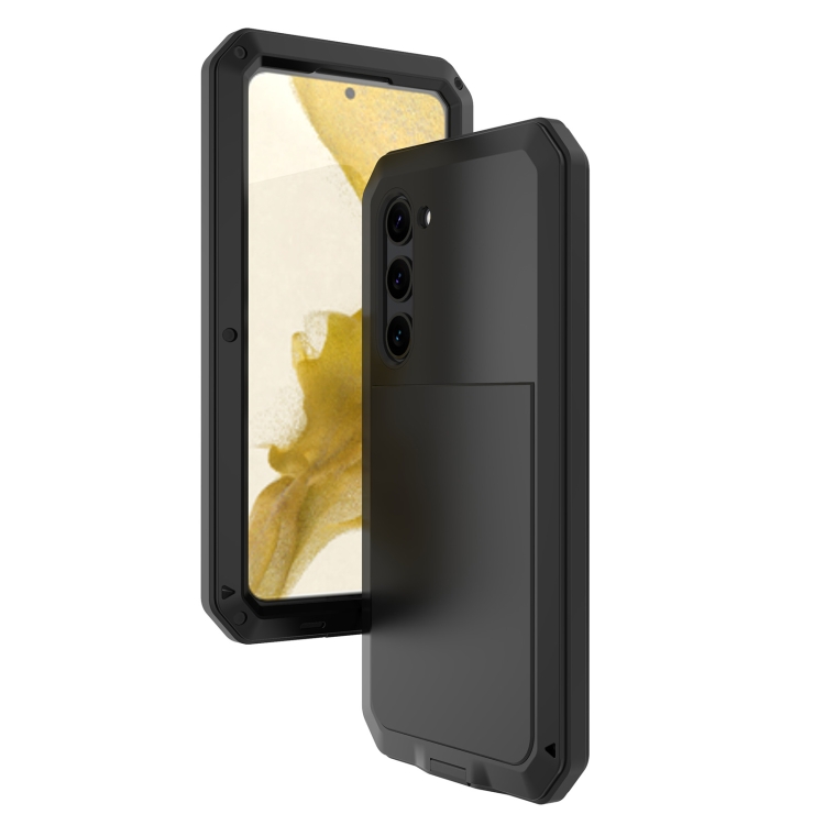 For Samsung Galaxy S23+ 5G RedPepper 360 Full Body Rugged Metal Life Waterproof Phone Case(Black) For Samsung Galaxy S23+ 5G RedPepper 360 Full Body Rugged Metal Life Waterproof Phone Case(Black)