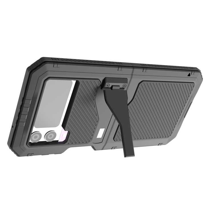 For Samsung Galaxy Z Flip4 RedPepper 360 Full Body Rugged Metal Life Waterproof Phone Case (Black) For Samsung Galaxy Z Flip4 RedPepper 360 Full Body Rugged Metal Life Waterproof Phone Case (Black)
