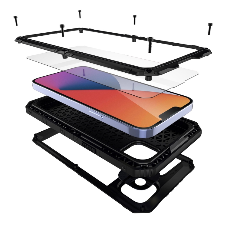 For iPhone 14 Plus RedPepper Wolf 360 Full Body Rugged Life Waterproof Phone Case(Black) For iPhone 14 Plus RedPepper Wolf 360 Full Body Rugged Life Waterproof Phone Case(Black)
