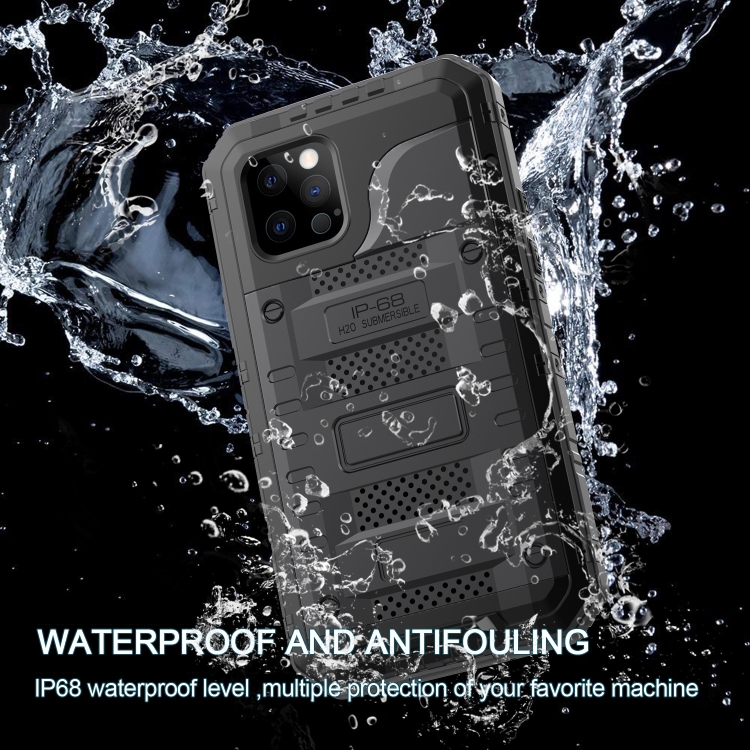 For iPhone 14 Plus RedPepper Wolf 360 Full Body Rugged Life Waterproof Phone Case(Black) For iPhone 14 Plus RedPepper Wolf 360 Full Body Rugged Life Waterproof Phone Case(Black)