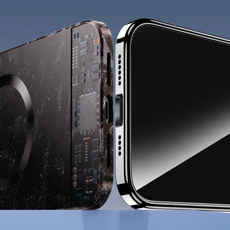 For iPhone 14 Plus Platinum Series Ultra-thin Transparent Phone Case(Silver) For iPhone 14 Plus Platinum Series Ultra-thin Transparent Phone Case(Silver)