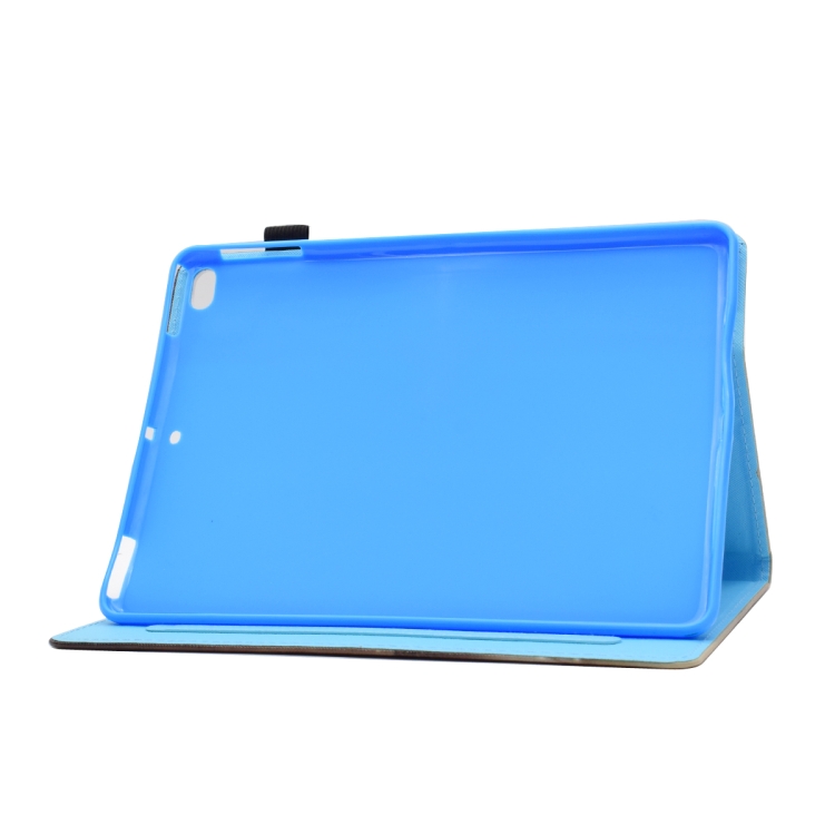 For iPad Air / Air 2 / iPad 9.7 / 2017 / 2018 Painted Horizontal Flat Leather Case with Sleep Function & Card Slot & Buckle Anti-skid Strip & Bracket & Wallet(Tree in Water)