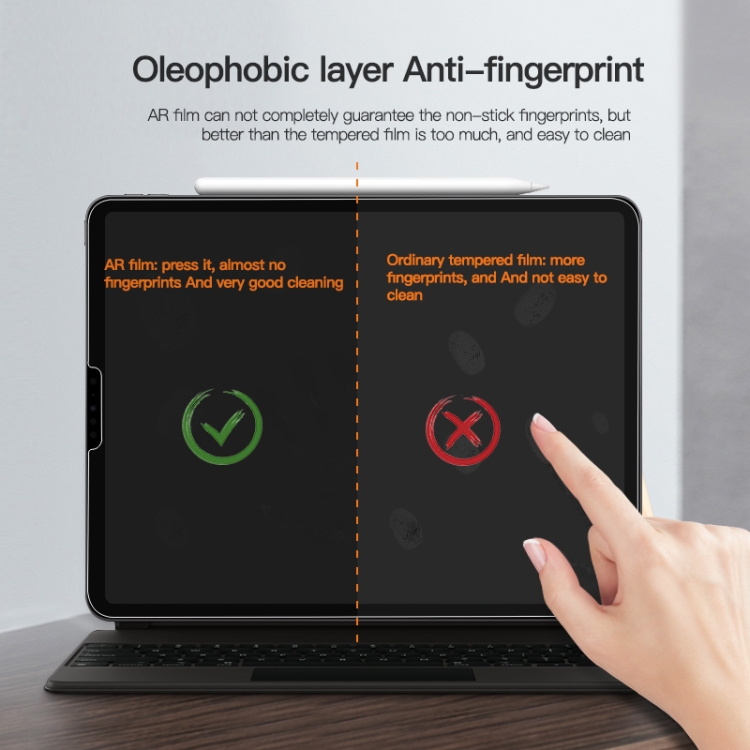 For iPad Pro 12.9 2022 / 2021 / 2020 / 2018 AR Transparency Enhancement Tablet Film For iPad Pro 12.9 2022 / 2021 / 2020 / 2018 AR Transparency Enhancement Tablet Film