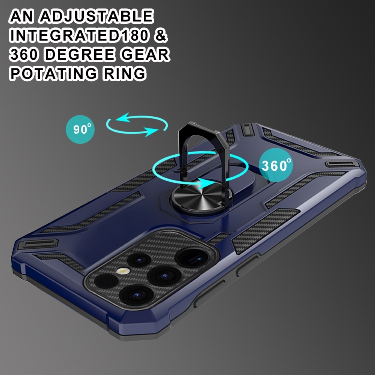 For Samsung Galaxy S23 Ultra 5G Warship Armor 2 in 1 Shockproof Phone Case(Royal Blue) For Samsung Galaxy S23 Ultra 5G Warship Armor 2 in 1 Shockproof Phone Case(Royal Blue)