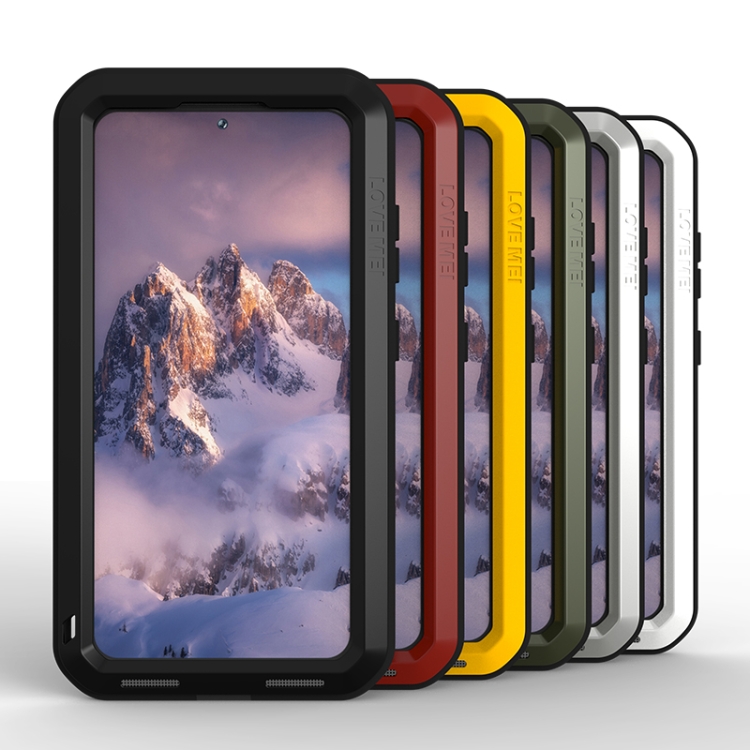 For Samsung Galaxy S23 5G LOVE MEI Metal Shockproof Life Waterproof Dustproof Phone Case(Black) For Samsung Galaxy S23 5G LOVE MEI Metal Shockproof Life Waterproof Dustproof Phone Case(Black)