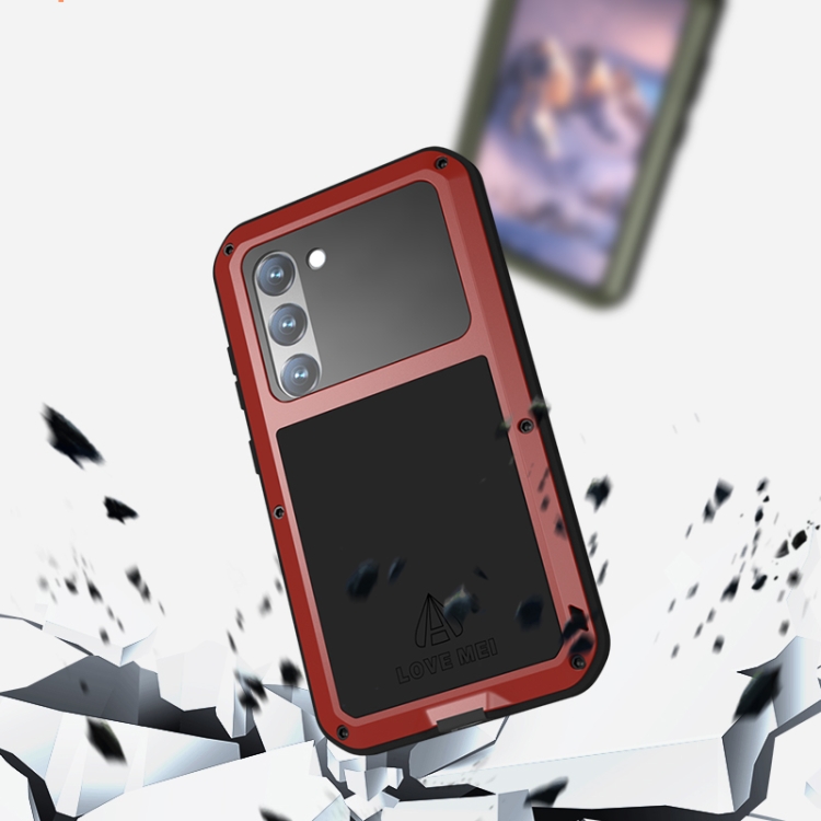 For Samsung Galaxy S23 5G LOVE MEI Metal Shockproof Life Waterproof Dustproof Phone Case(Black) For Samsung Galaxy S23 5G LOVE MEI Metal Shockproof Life Waterproof Dustproof Phone Case(Black)