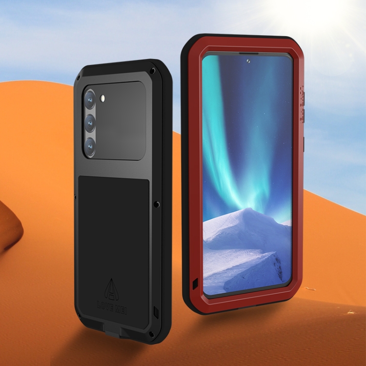For Samsung Galaxy S23+ 5G LOVE MEI Metal Shockproof Life Waterproof Dustproof Phone Case(Black) For Samsung Galaxy S23+ 5G LOVE MEI Metal Shockproof Life Waterproof Dustproof Phone Case(Black)