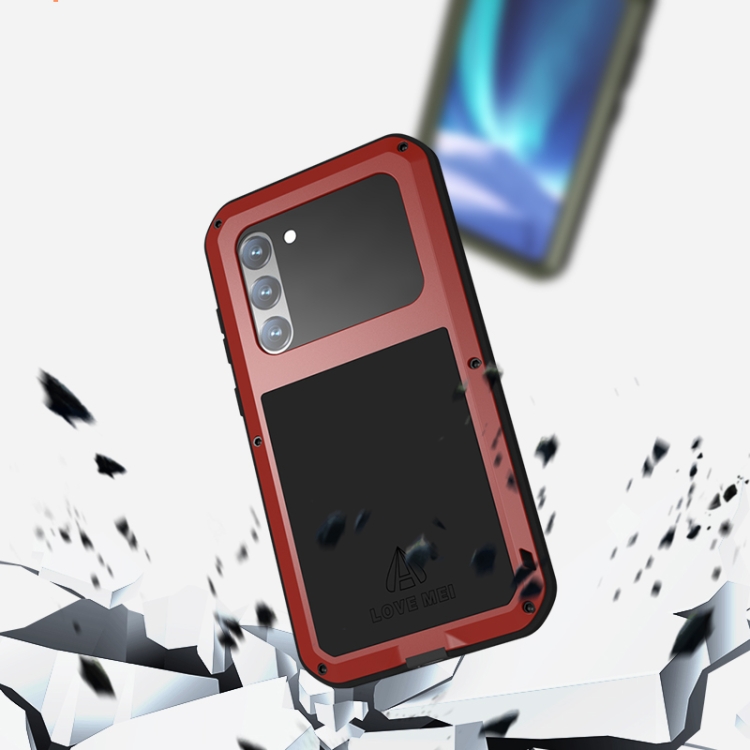 For Samsung Galaxy S23+ 5G LOVE MEI Metal Shockproof Life Waterproof Dustproof Phone Case(Black) For Samsung Galaxy S23+ 5G LOVE MEI Metal Shockproof Life Waterproof Dustproof Phone Case(Black)