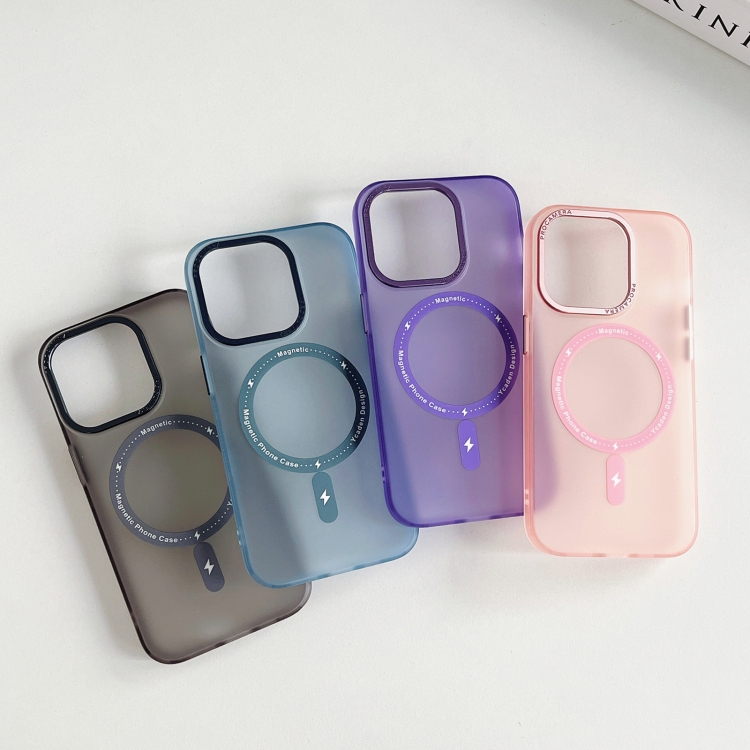 For iPhone 14 Plus Colorful Series TPU+PC Magsafe Magnetic Phone Case(Purple) For iPhone 14 Plus Colorful Series TPU+PC Magsafe Magnetic Phone Case(Purple)