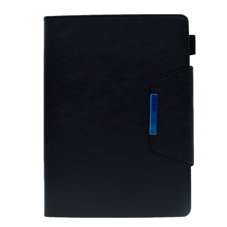 For iPad 10th Gen 10.9 2022 Suede Cross Texture Magnetic Clasp Leather Tablet Case(Black) For iPad 10th Gen 10.9 2022 Suede Cross Texture Magnetic Clasp Leather Tablet Case(Black)