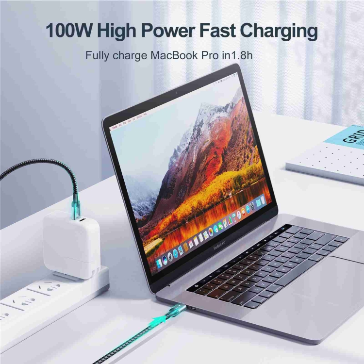 JOYROOM S-CC100A10 Extraordinary Series 100W USB-C / Type-C to USB-C / Type-C Fast Charging Data Cable, Cable Length:1.2m(White) - B1