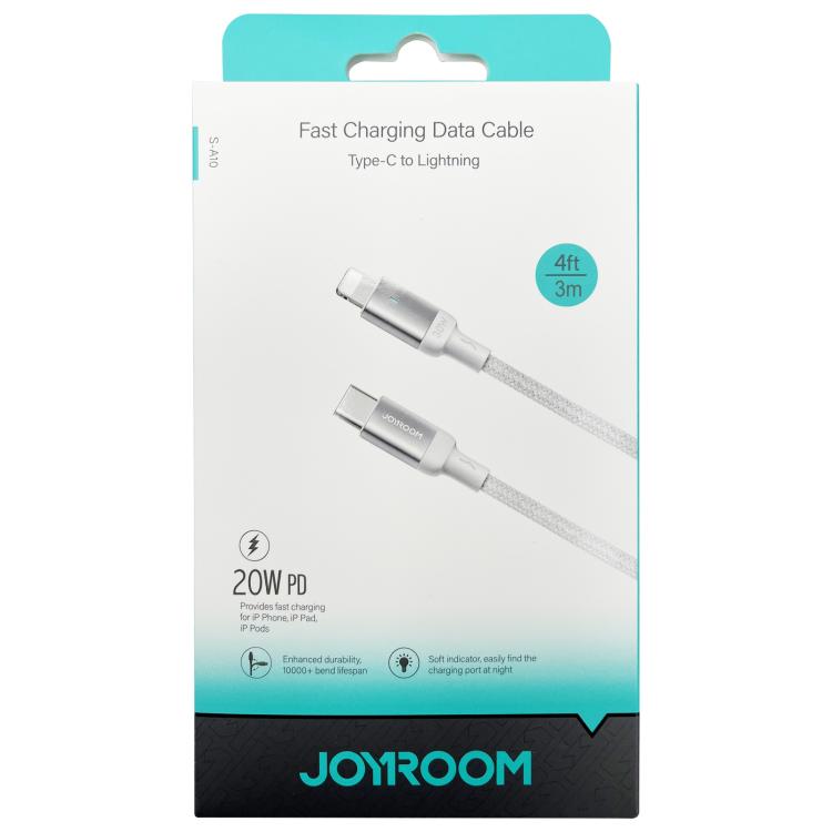 JOYROOM S-CL020A10 Extraordinary Series 20W USB-C / Type-C to 8 Pin Fast Charging Data Cable, Cable Length:3m(White)