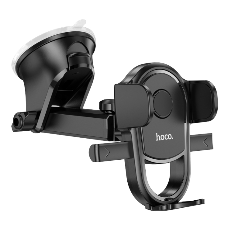 hoco H5 One-button Center Console Car Holder(Black) hoco H5 One-button Center Console Car Holder(Black)