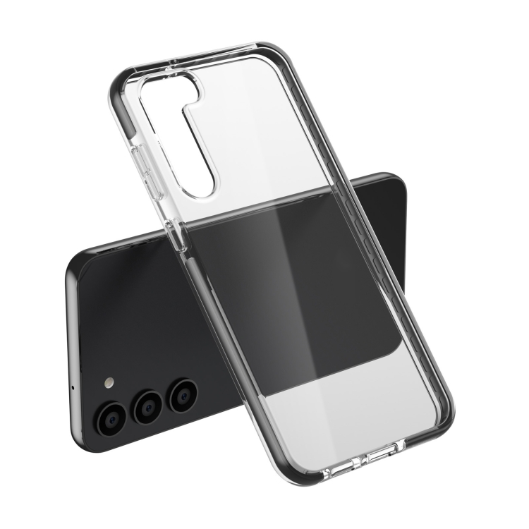 For Samsung Galaxy S23 5G Two-color High-transparency TPU+TPE Phone Case(Transparent Black) For Samsung Galaxy S23 5G Two-color High-transparency TPU+TPE Phone Case(Transparent Black)