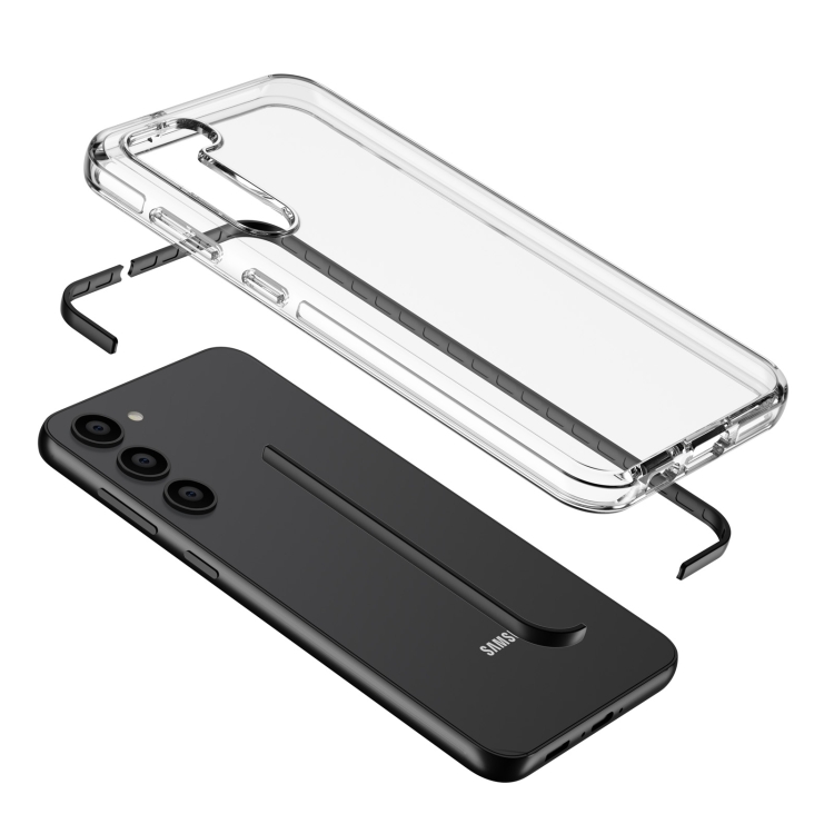 For Samsung Galaxy S23 5G Two-color High-transparency TPU+TPE Phone Case(Transparent Black) For Samsung Galaxy S23 5G Two-color High-transparency TPU+TPE Phone Case(Transparent Black)