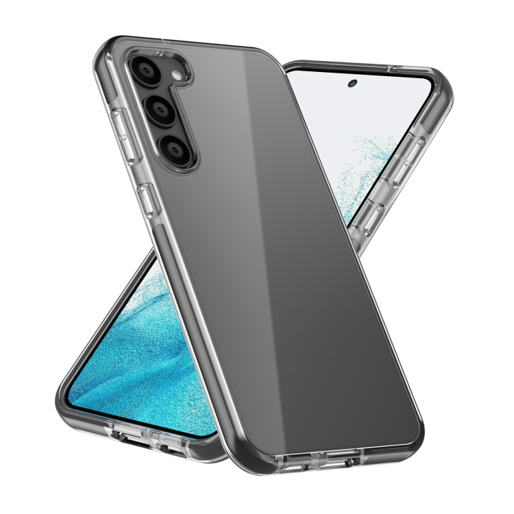 For Samsung Galaxy S23 5G Two-color High-transparency TPU+TPE Phone Case(Transparent Black) For Samsung Galaxy S23 5G Two-color High-transparency TPU+TPE Phone Case(Transparent Black)