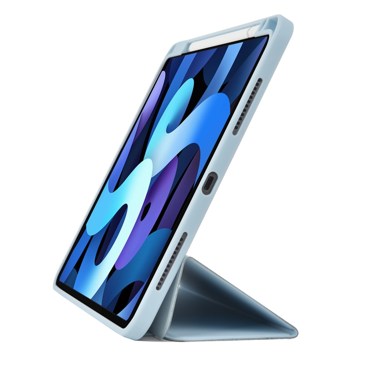For iPad 12.9 WiWU Skin Feel TPU Smart Tablet Case with Pen Slot(Light Purple) For iPad 12.9 WiWU Skin Feel TPU Smart Tablet Case with Pen Slot(Light Purple)