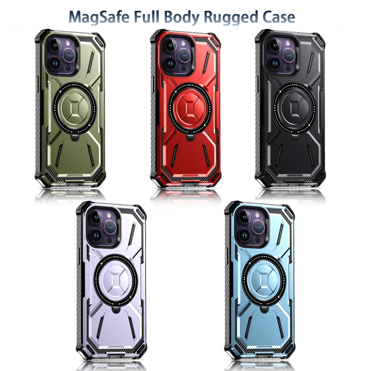For iPhone 14 Pro Armor Series Holder Phone Case(Light Purple) For iPhone 14 Pro Armor Series Holder Phone Case(Light Purple)