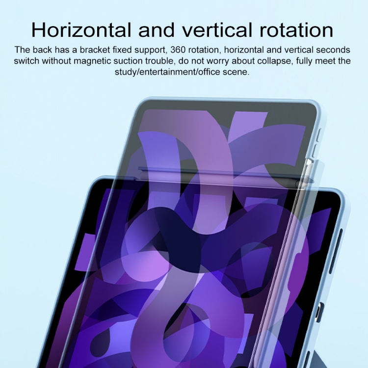Etui rotatif iPad Pro 11 et iPad Air 2020 - 360 degrés - Blanc
