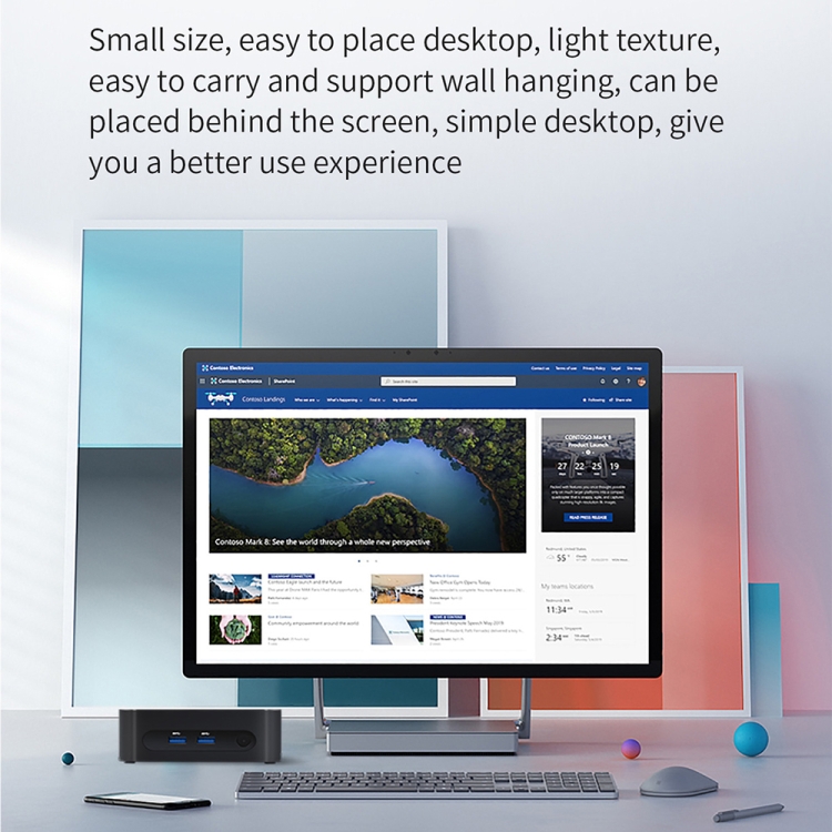 Mini PC ZX03 Intel Alder Lake N95 16GB+512GB US plug