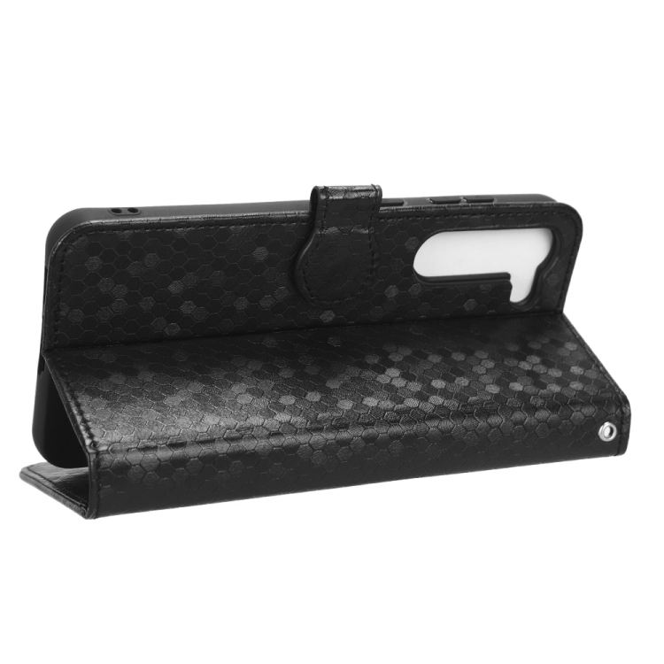 For Samsung Galaxy S23+ 5G Honeycomb Dot Texture Leather Phone Case(Black)