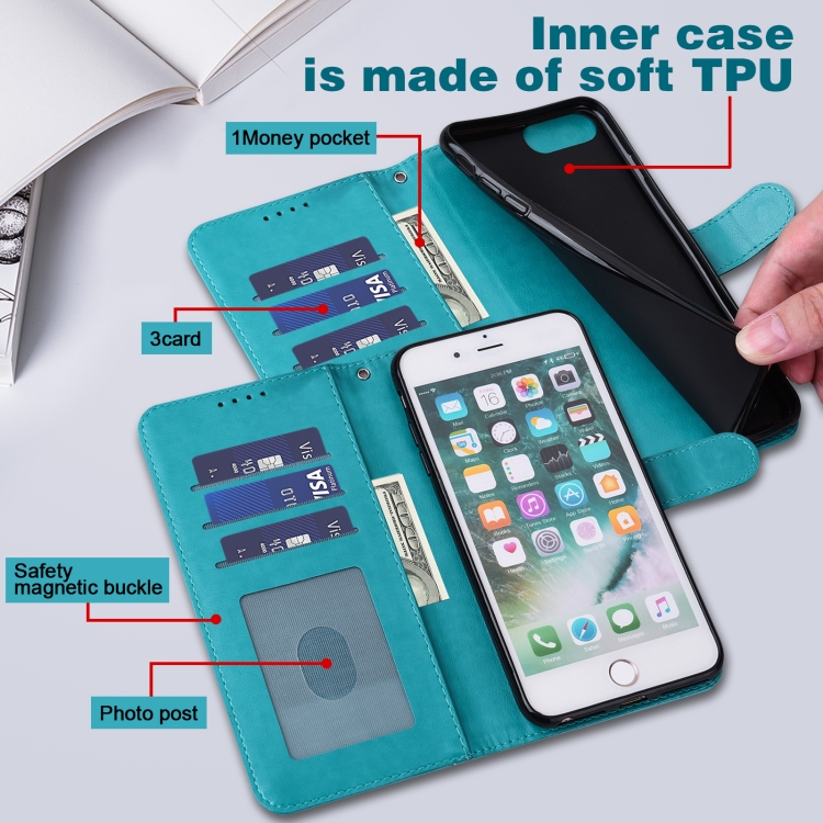 For Samsung Galaxy S23 Ultra 5G Tree & Deer Pattern Pressed Printing Horizontal Flip Leather Phone Case(Blue)
