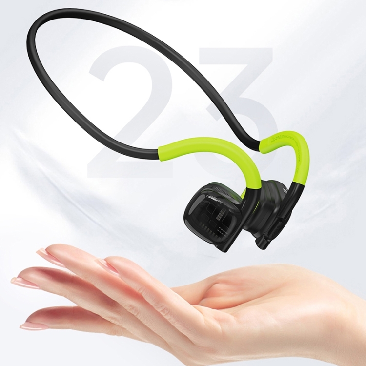 WIWU Abmseblk Marathon Upgraded Bone Conduction Wireless Bluetooth Earphone(Black)