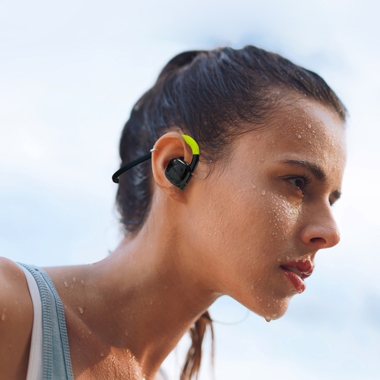 WIWU Abmseblk Marathon Upgraded Bone Conduction Wireless Bluetooth Earphone(Black)