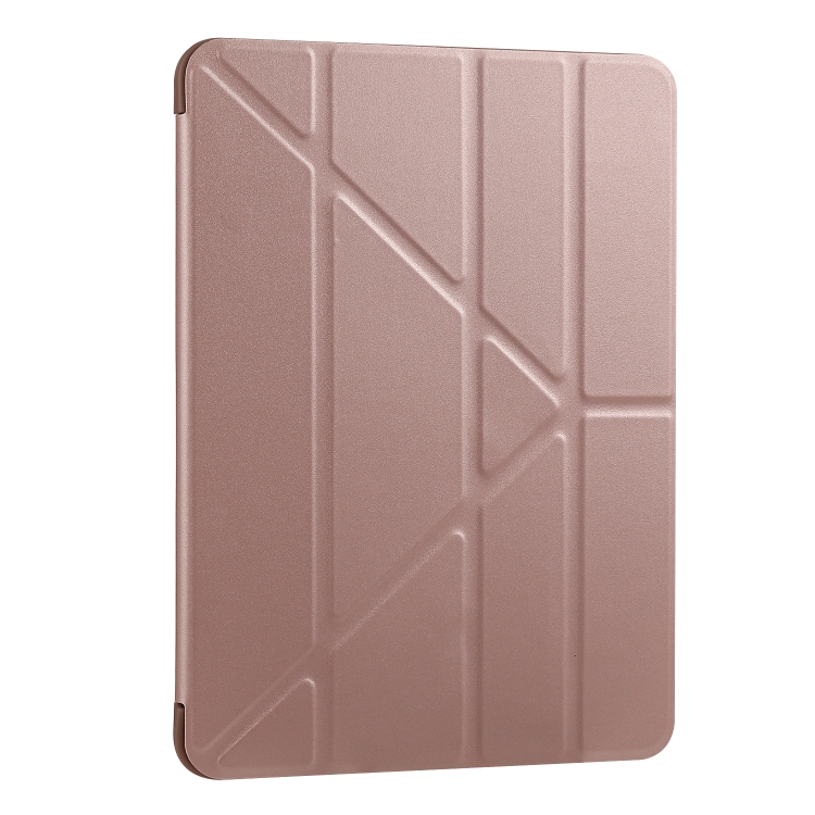 For iPad Pro 11 (2020) Multi-folding Horizontal Flip PU Leather + Shockproof Honeycomb TPU Tablet Case with Holder(Rose Gold) For iPad Pro 11 (2020) Multi-folding Horizontal Flip PU Leather + Shockproof Honeycomb TPU Tablet Case with Holder(Rose Gold)