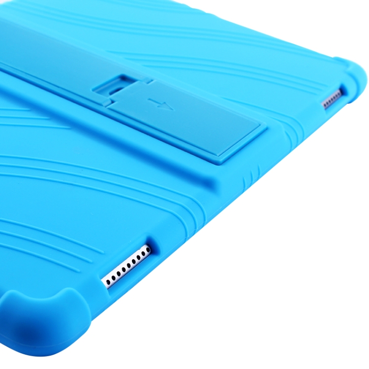 Custodia protettiva in silicone per tablet PC Huawei MediaPad T5 con staffa  invisibile (verde)