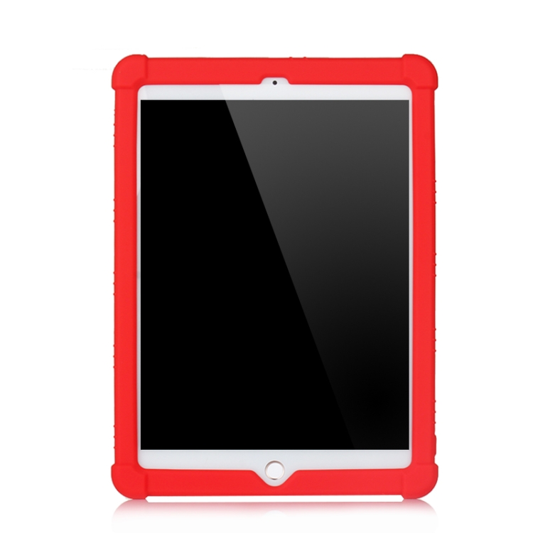 For iPad 6 (9.7 Universal) Tablet PC Silicone Protective Case with Invisible Bracket(Red) For iPad 6 (9.7 Universal) Tablet PC Silicone Protective Case with Invisible Bracket(Red)