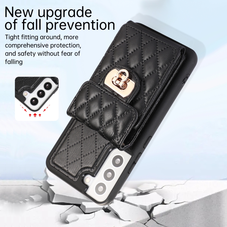 For Samsung Galaxy S21+ 5G Card Slot Leather Phone Case(Black) For Samsung Galaxy S21+ 5G Card Slot Leather Phone Case(Black)