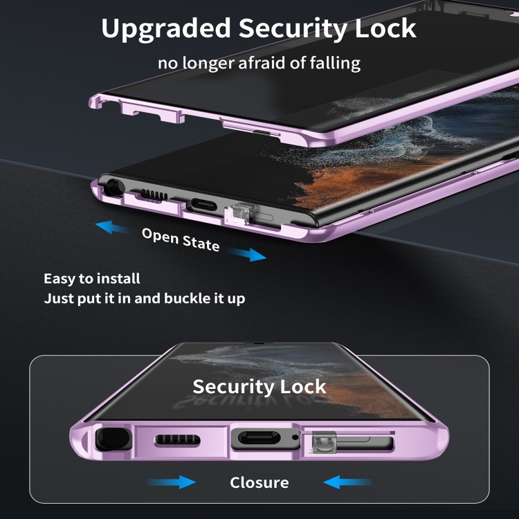 Para Samsung Galaxy S24 Ultra Funda con protección completa de la