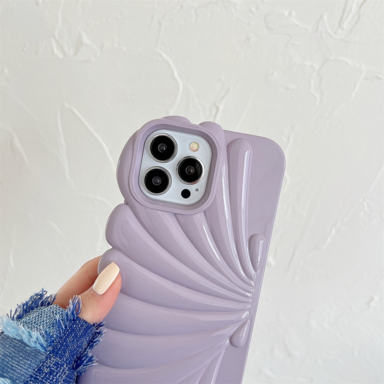 For iPhone 14 Plus Shiny Shell Texture Phone Case(Pink) For iPhone 14 Plus Shiny Shell Texture Phone Case(Pink)
