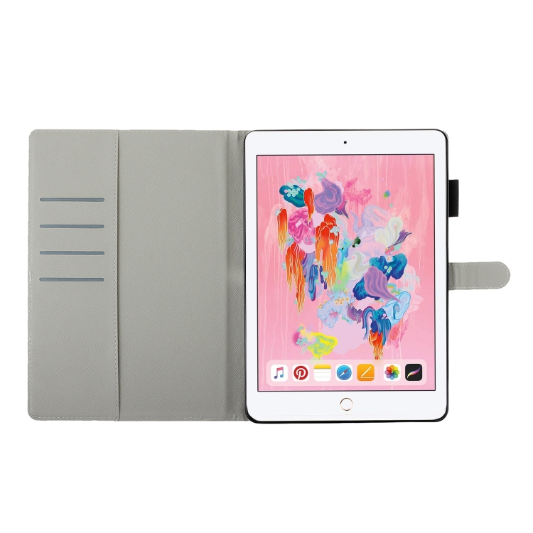 For iPad Air 2 Cross Texture Painted Horizontal Leather Case with Sleep / Wake-up Function & Card Slot & Holder & Wallet(Pink Marble) For iPad Air 2 Cross Texture Painted Horizontal Leather Case with Sleep / Wake-up Function & Card Slot & Holder & Wallet(Pink Marble)