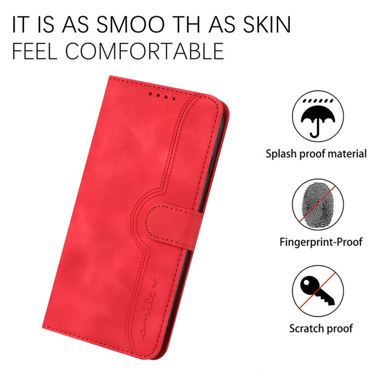 For Samsung Galaxy S23 Ultra 5G Heart Pattern Skin Feel Leather Phone Case(Red) For Samsung Galaxy S23 Ultra 5G Heart Pattern Skin Feel Leather Phone Case(Red)