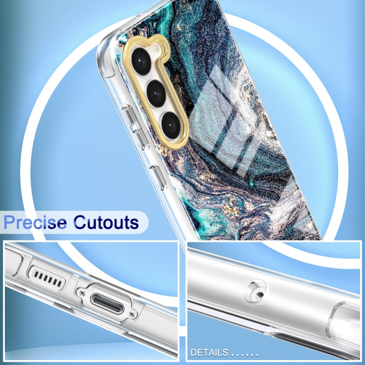 For Samsung Galaxy S23+ 5G 360 Full Body Painted Phone Case(Marble L09) For Samsung Galaxy S23+ 5G 360 Full Body Painted Phone Case(Marble L09)