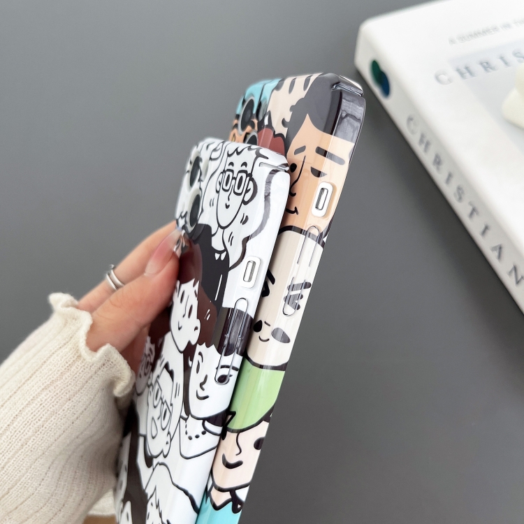 For iPhone 14 Plus Precise Hole Glossy PC Phone Case(Color Emoji) For iPhone 14 Plus Precise Hole Glossy PC Phone Case(Color Emoji)