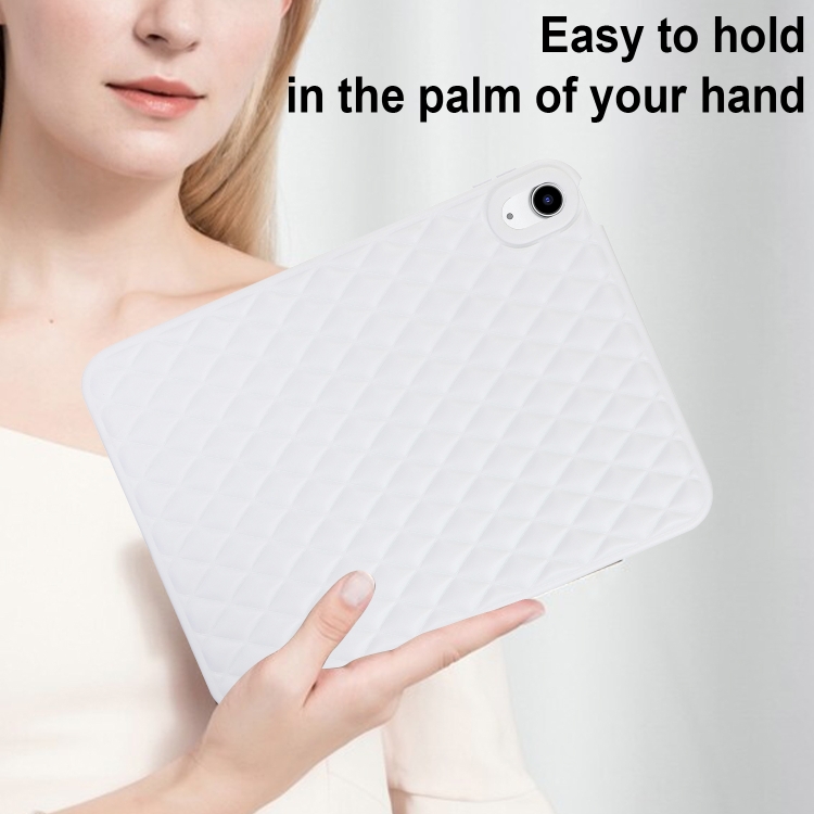For iPad Air 3 10.5 Rhombic TPU Tablet Case(White) For iPad Air 3 10.5 Rhombic TPU Tablet Case(White)