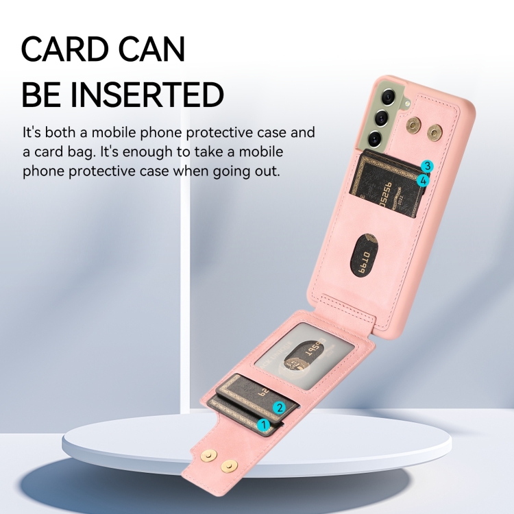 For Samsung Galaxy S21 5G Armor Ring Wallet Back Cover Phone Case(Pink) For Samsung Galaxy S21 5G Armor Ring Wallet Back Cover Phone Case(Pink)