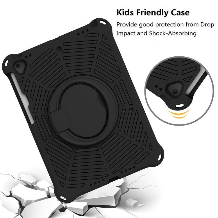 Spider King Silicone Protective Tablet Case For iPad 10.2 2021 / 2021 / 2019(Black) Spider King Silicone Protective Tablet Case For iPad 10.2 2021 / 2021 / 2019(Black)