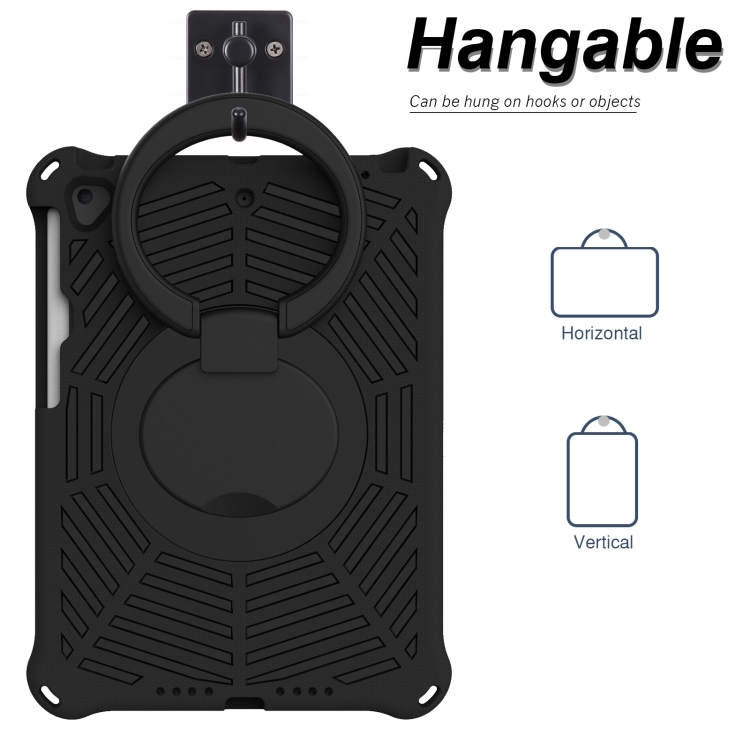 Spider King Silicone Protective Tablet Case For iPad 10.2 2021 / 2021 / 2019(Black) Spider King Silicone Protective Tablet Case For iPad 10.2 2021 / 2021 / 2019(Black)