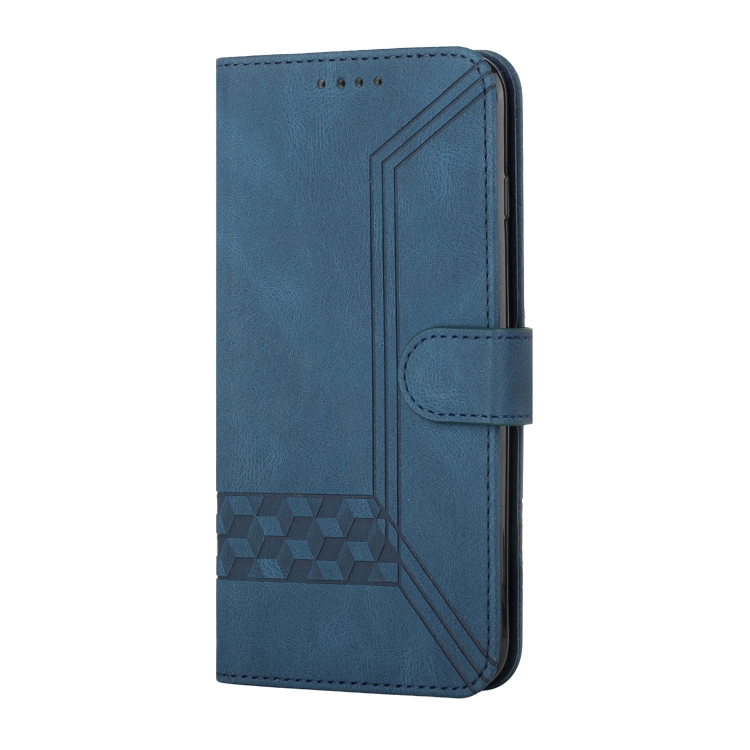 For Samsung Galaxy S23+ 5G Cubic Skin Feel Flip Leather Phone Case(Blue) For Samsung Galaxy S23+ 5G Cubic Skin Feel Flip Leather Phone Case(Blue)