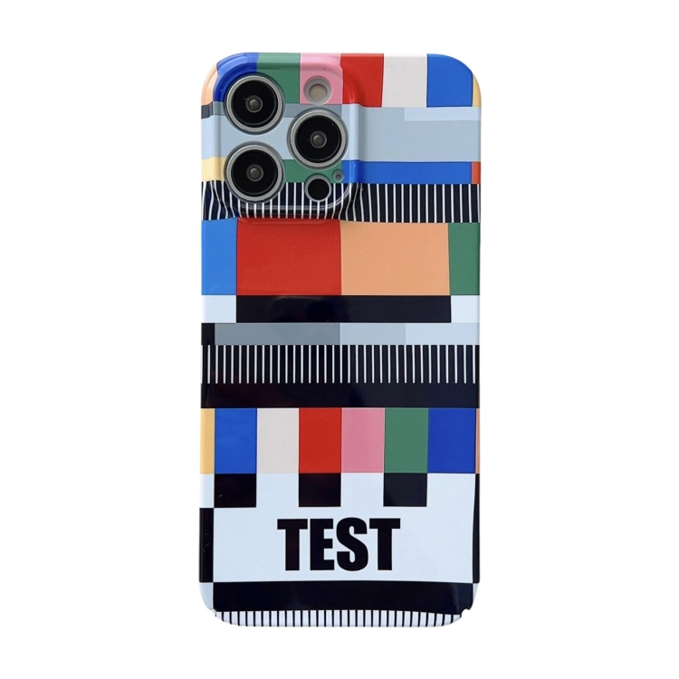 For iPhone 14 Precise Hole Glossy PC Phone Case(Signal Test) For iPhone 14 Precise Hole Glossy PC Phone Case(Signal Test)