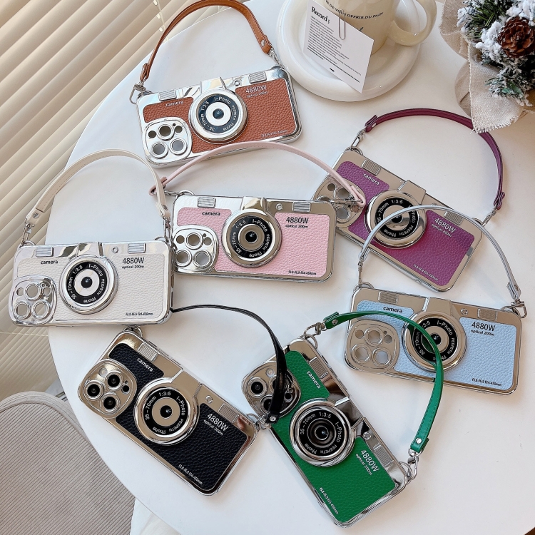 For iPhone 14 Plus Camera Style Phone Case(White) For iPhone 14 Plus Camera Style Phone Case(White)