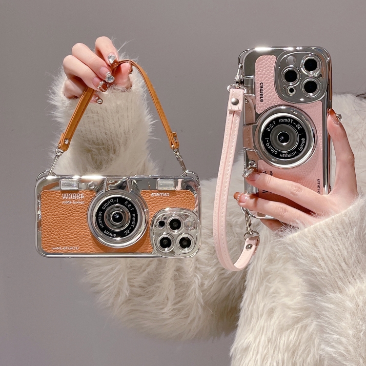 For iPhone 14 Plus Camera Style Phone Case(White) For iPhone 14 Plus Camera Style Phone Case(White)