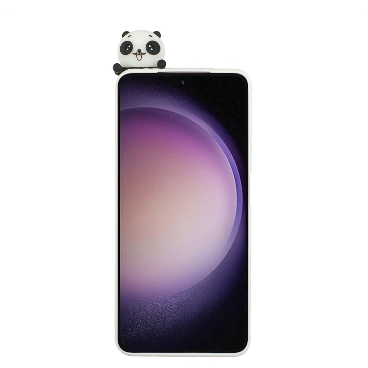 For Samsung Galaxy S23+ 5G Shockproof Cartoon TPU Phone Case(Shy Panda) For Samsung Galaxy S23+ 5G Shockproof Cartoon TPU Phone Case(Shy Panda)